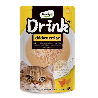 Dentalight Cat Drink-Chicken 45g [16pcs/case]