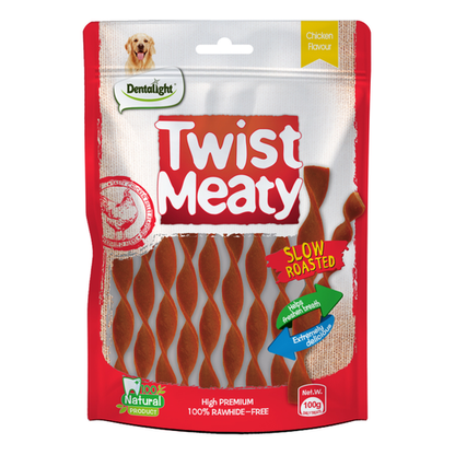 Dentalight Twist Meaty 5"-Snack For Dog-Chicken 100g