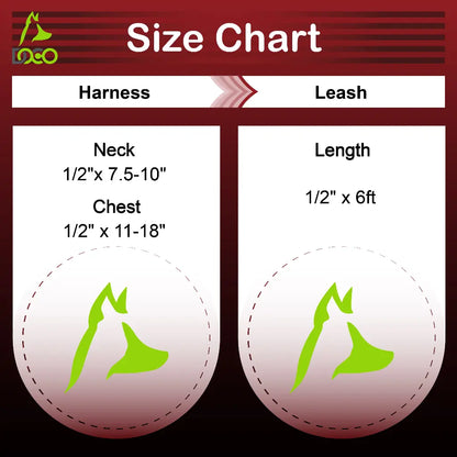 DOCO® Heat Transfer Cat/Dog Harness C1XS [Neck1x19-27cm; Chest1x28.5-46cm]