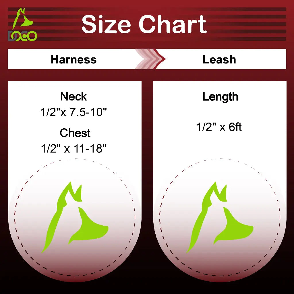 DOCO® Heat Transfer Cat/Dog Harness C3XS [Neck1x19-27cm; Chest1x28.5-46cm]