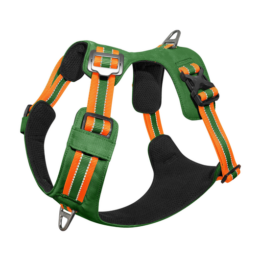 DOCO® VERTEX Reflective Ultralight Mesh Harness Small [Neck 28-39cm;Chest 42]-Rain Forest