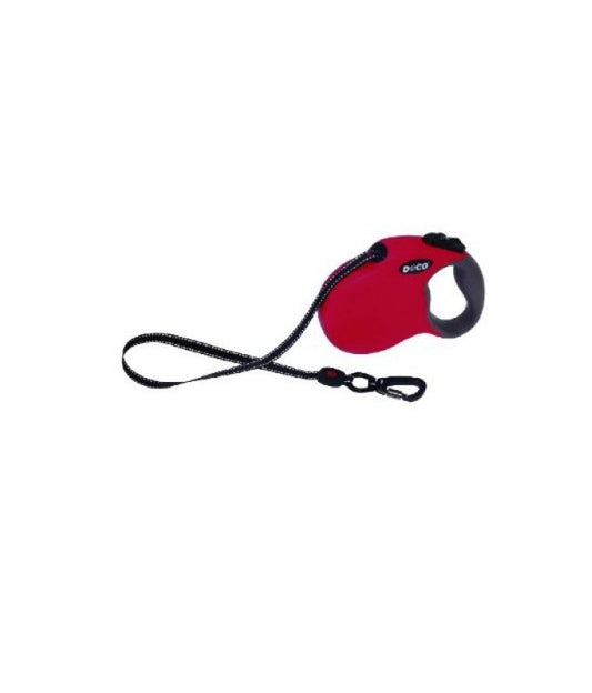 Doco® Adventure Retractable Leash 6 Meter/16' Up To 20Kg[Color - Red, Size - M]