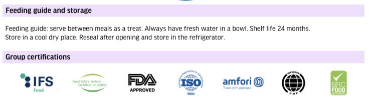 Dog Fest Dental Treats For Adult Dogs -Sandwich -Duck 90g