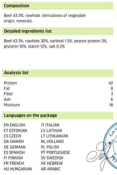 Dog Fest Dental Treats For Adult Dogs -Twister-Beef 100g (14cm)