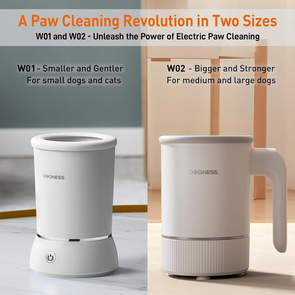 Dogness Automatic Pet Paw Cleaner And Massager Plus-White