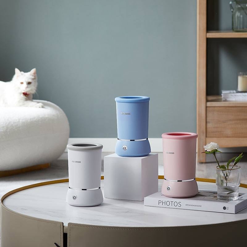 Dogness Automatic Pet Paw Cleaner & Massager-White