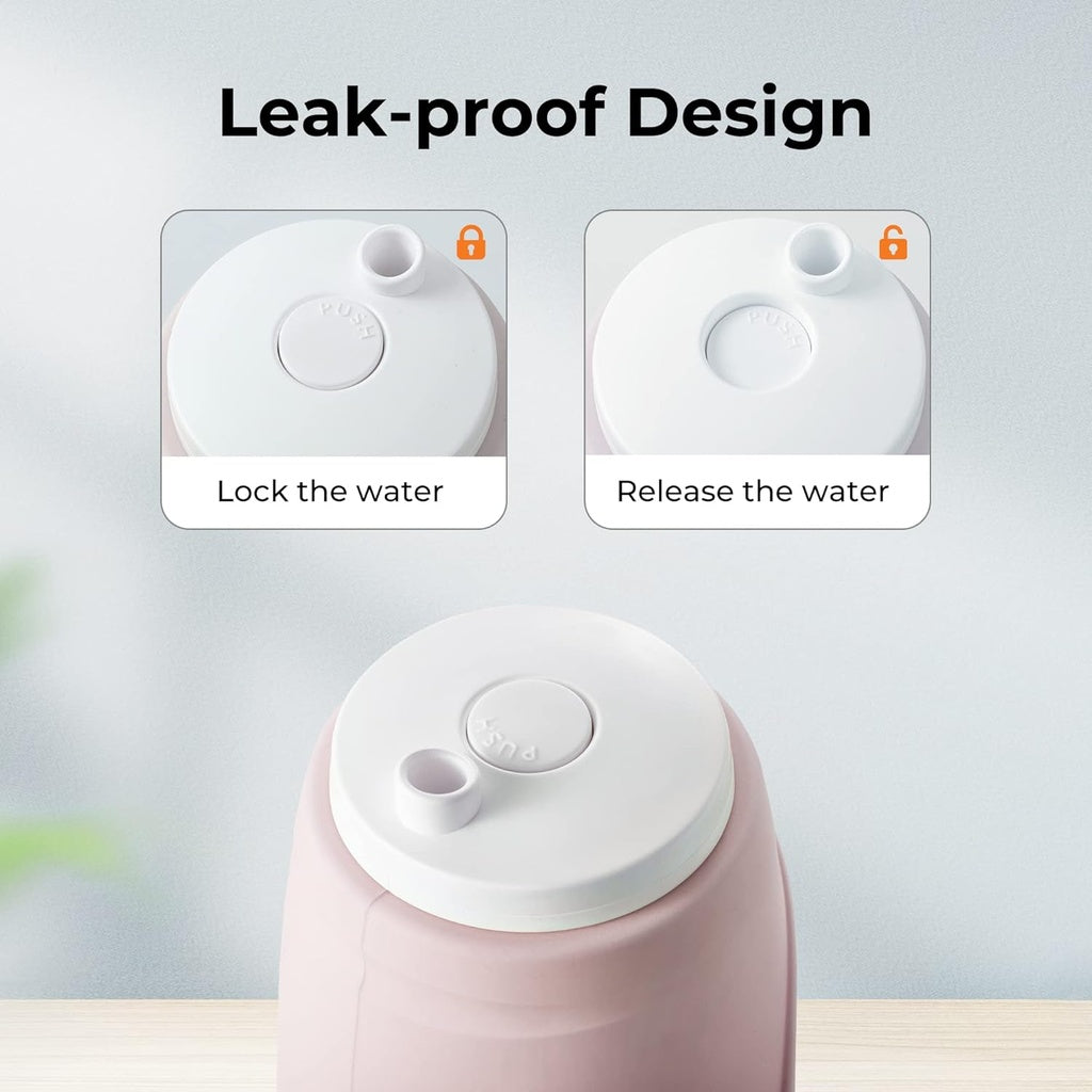 Dogness Water Bottle With Food Storage-Pink