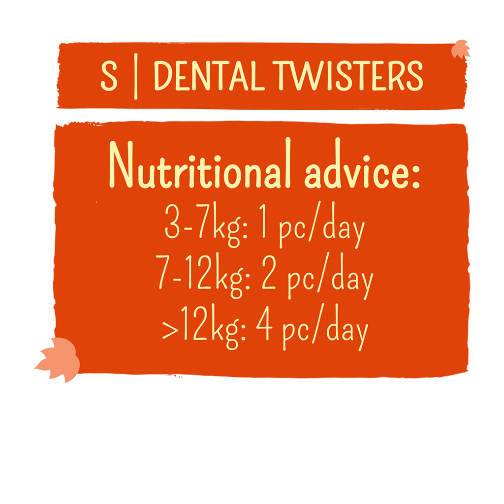 Duvo Garden Bites Dental Twisters Small - 13cm - 15g [MOQ:9pcs]