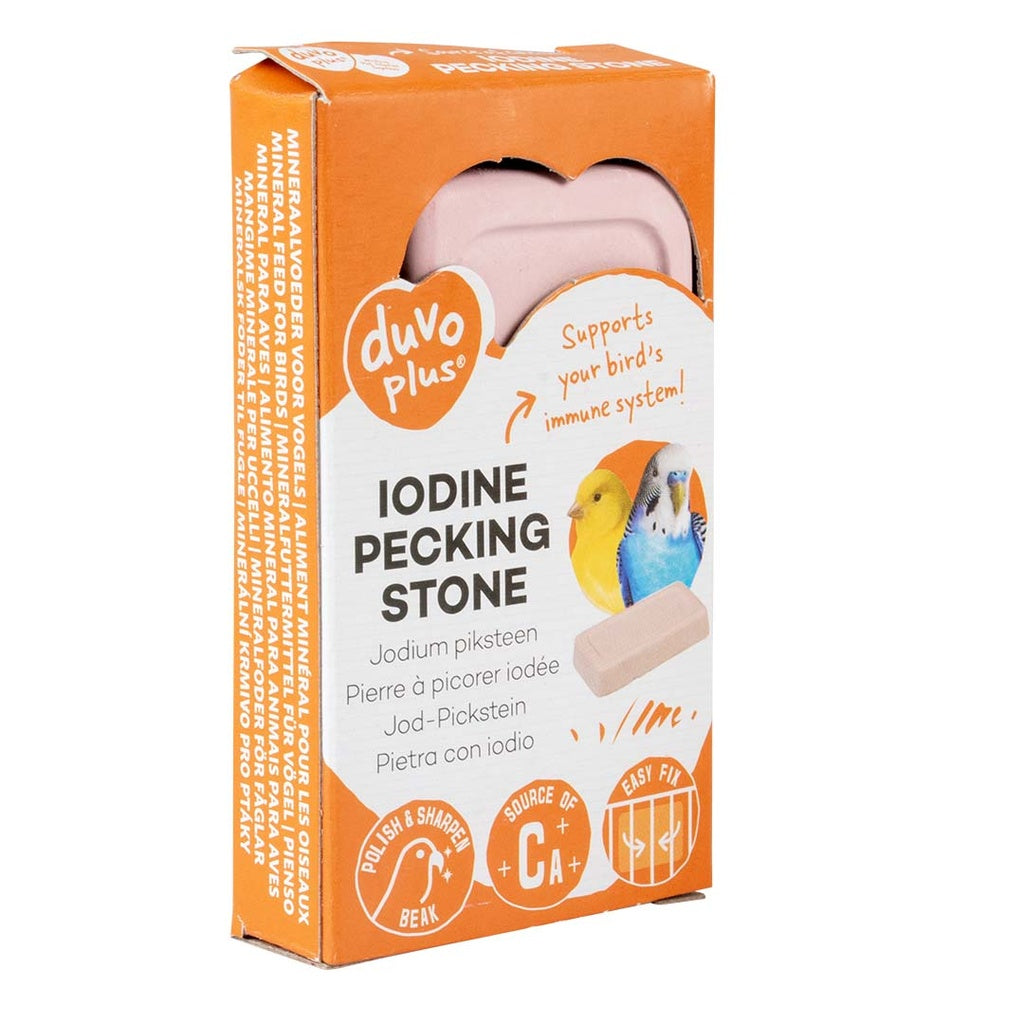 Duvo+ Iodine Pecking Stone S - 30g Pink