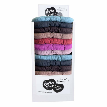 Duvo+ Oval Cushion Sewn Candy 60x45x8cm - Mixed Colors [As Single Piece]