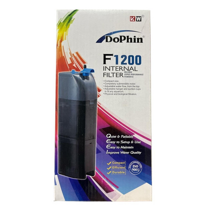 KW Zone Dophin Internal Filter[Model - FDF1200, Max Output - 710L/H]