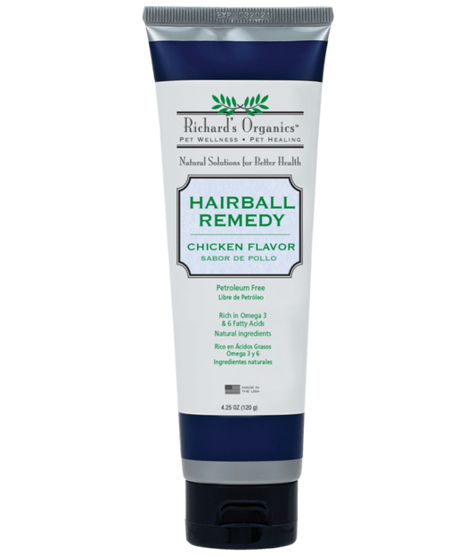 Synergy Labs Richard Organic Hairball Remedy Tube - Chicken 120g[Weight - 120g, Flavor - Chicken]