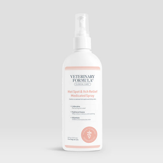 Synergy Labs Veterinary Formula Clinical Care Hot Spot & Itch Relief Medicated Spray 236ml For Dogs & Cats[Volume - 236ml]