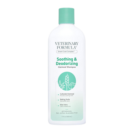 Synergy Labs Veterinary Formula Solutions Soothing & Deodorizing Oatmeal Shampoo 17oz - 503ml