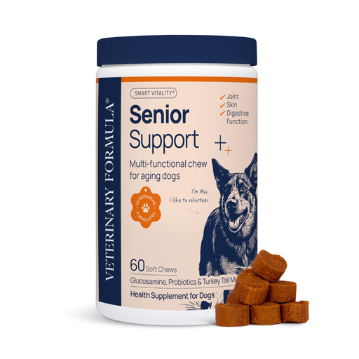 Synergy Labs Veterinary Formula Smart Vitality Senior Support Supplement For Dog – 180g [Count - 60]