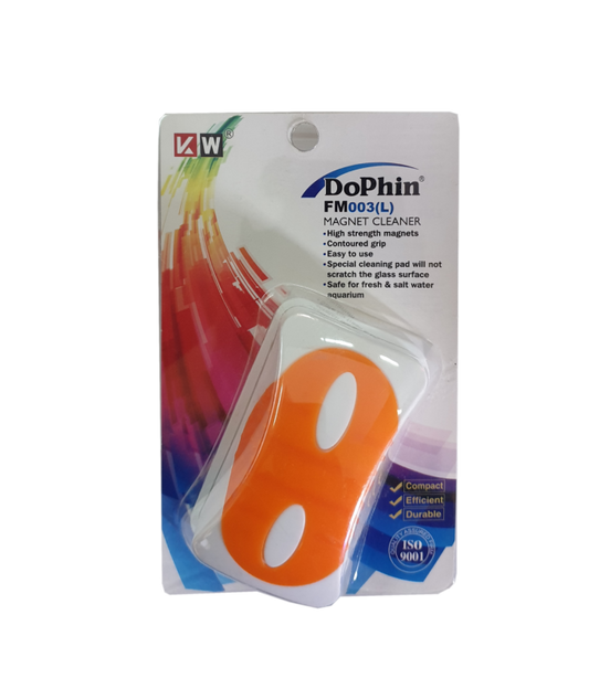 KW Zone Dophin Floating Magnetic Cleaner - Without Blade[Size - L]