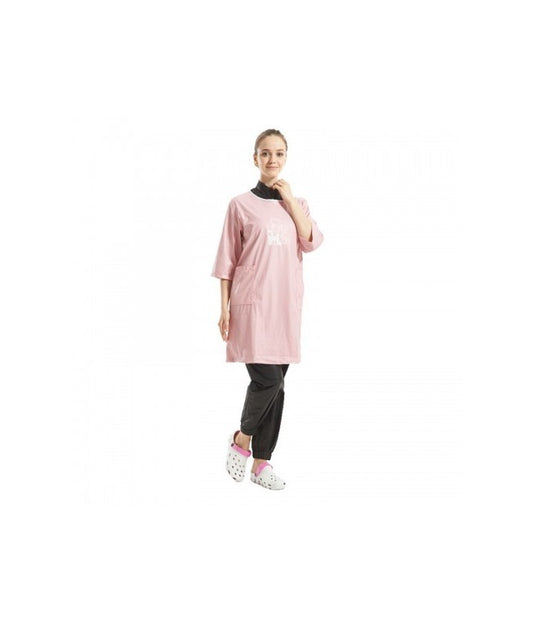 Shernbao Professional Grooming Apparel With Super Waterproof -GA-21[Color - Pink, Size - L]
