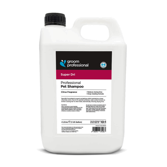 Groom Professional Super Dri Shampoo [Citrus Fragrance]-4 litres
