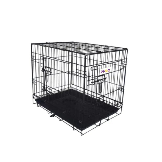 Pado Double Door Dog Crate with Mesh Floor, 77x49x56.5cm