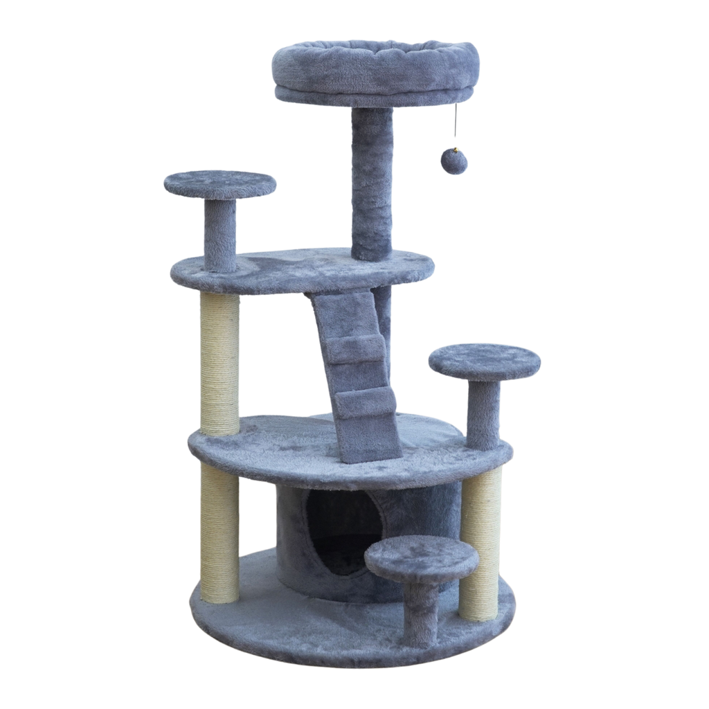 Catry Cat Tower With Scratcher D59x101cm