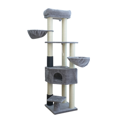 Catry Cat Tower With Scratcher 50x50x200cm