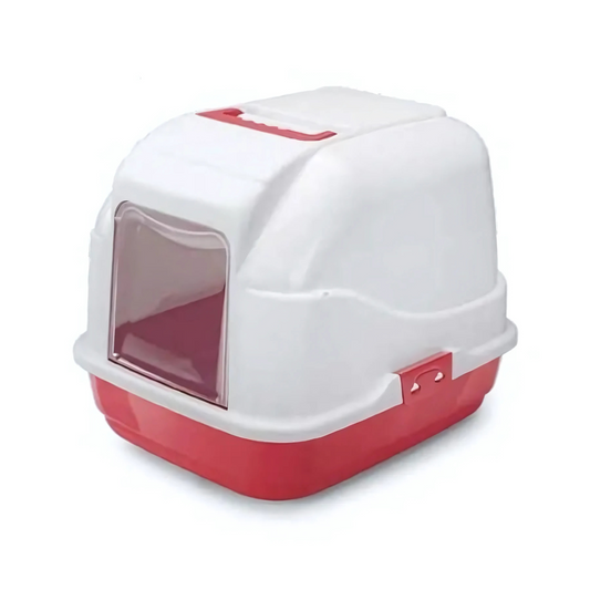 IMAC MY CAT-Hooded Cat Toilets-50 x 40 x 40cm Mixed Colors