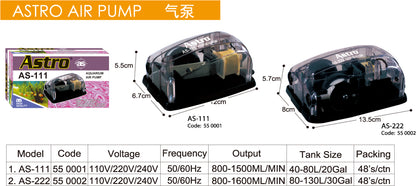 KW Zone Astro Air Pump AS-111