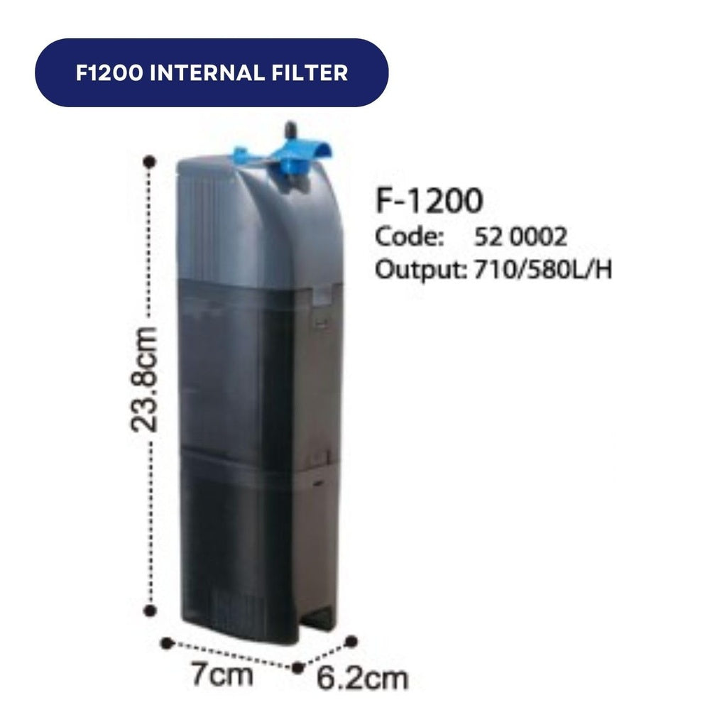 KW Zone Dophin Internal Filter[Model - FDF1200, Max Output - 710L/H]