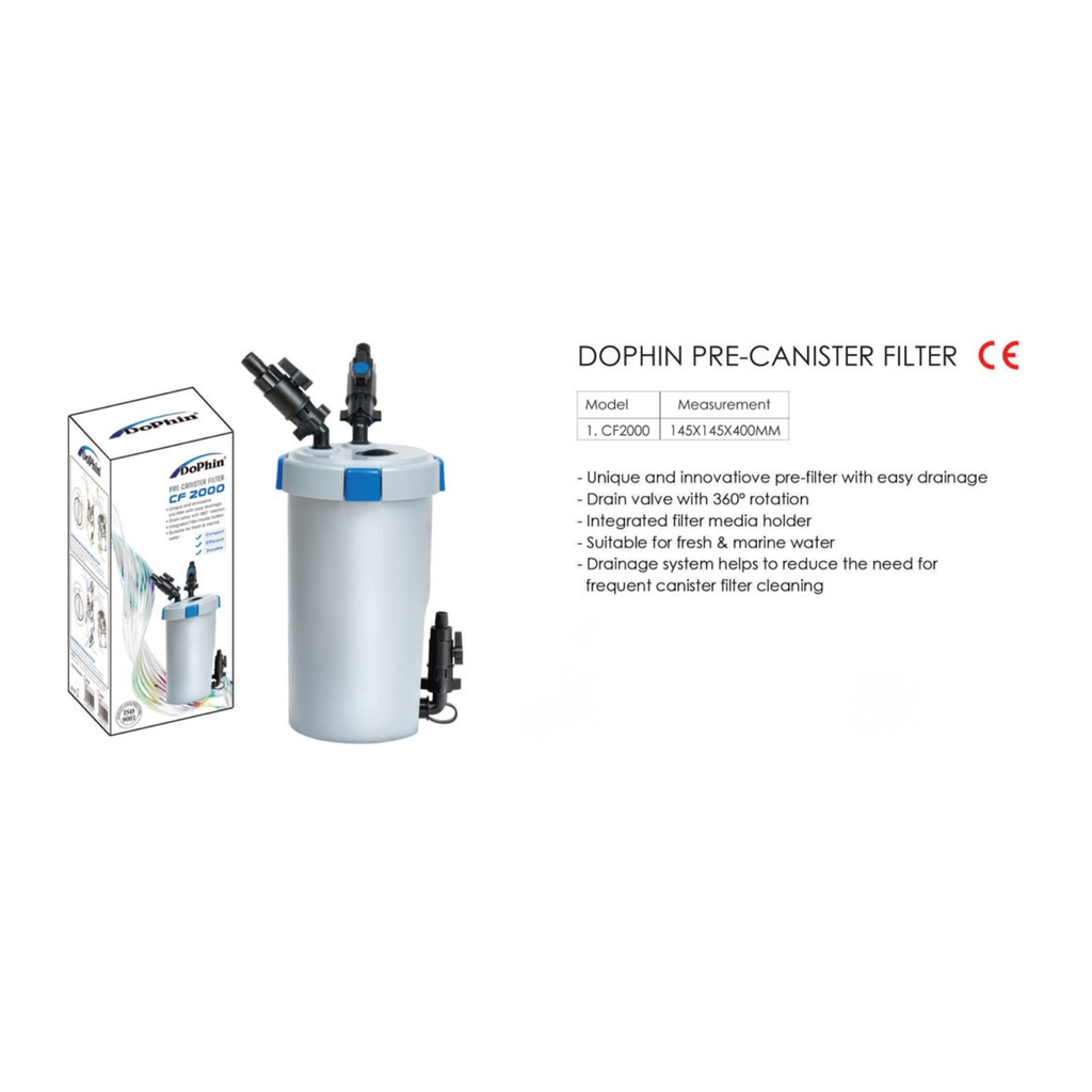 KW Zone Dophin Pre Canister Filter CF2000
