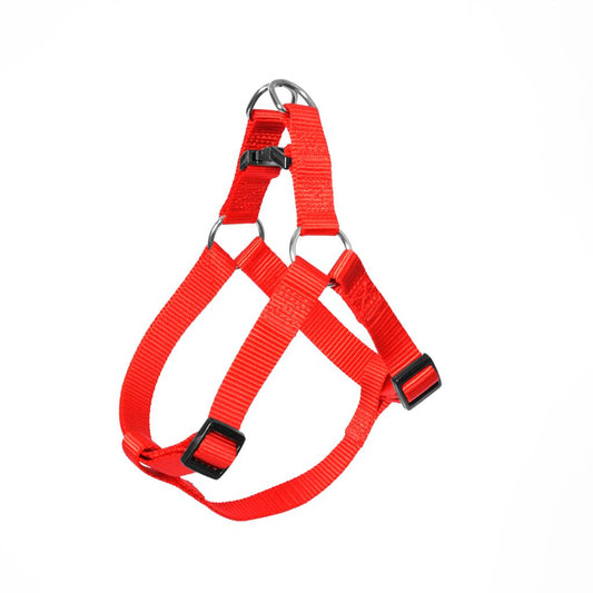 Duvo+ Nylon Step In Harness, Red[Dimension - 65-80cm x 25mm]