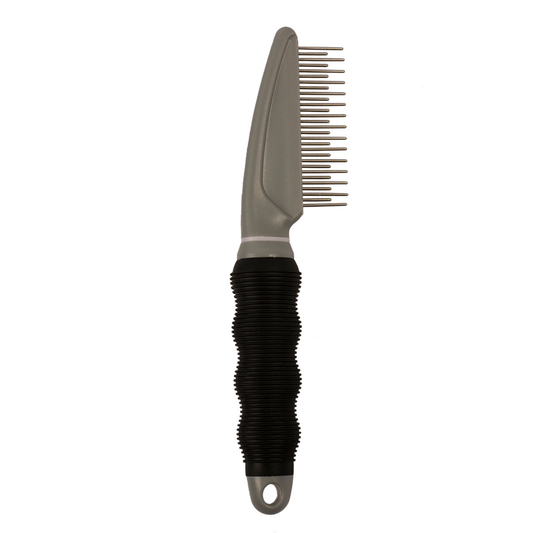 Duvo+ Detangling Comb 29 Pins - Double Black/Grey