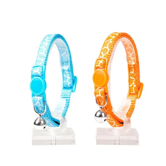 Duvo+ Cat Collar Nylon Mixed Colors 20 - 30cm / 10mm[Texture - Python]