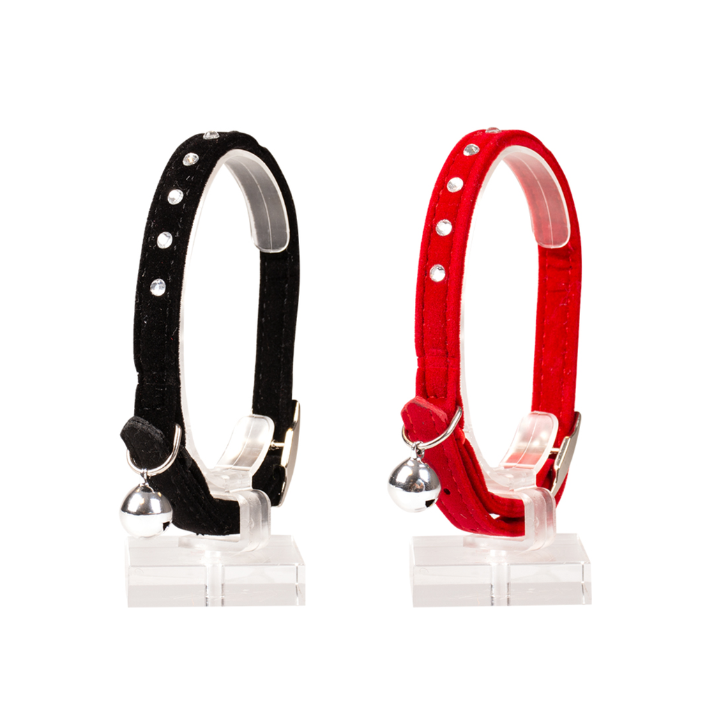 Duvo+ Cat Collar Mixed Colors 20 - 30cm / 10mm[Texture - Diamonds]