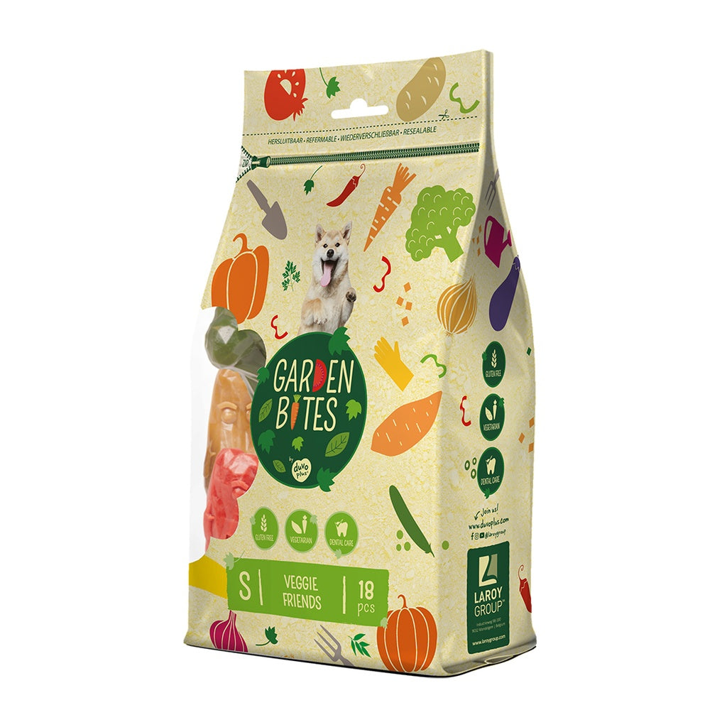 Duvo+ Garden Bites Veggie Friends S - 6cm -18pcs-Mixed Colors [270g]