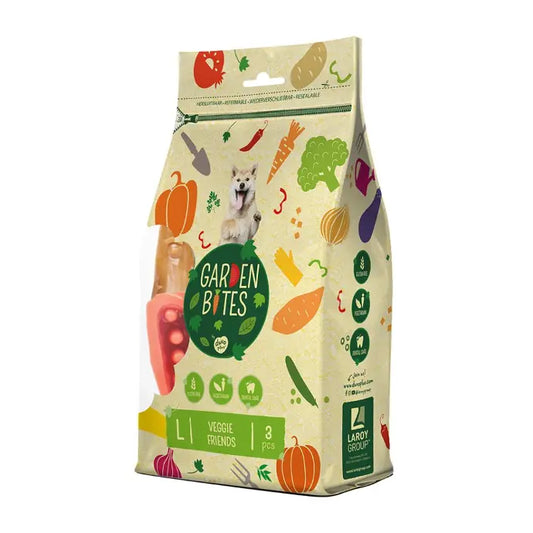 Duvo Garden Bites Veggie Friends-Mixed Colors-11cm-3pcs [270g]