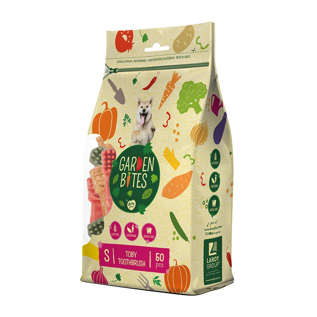 Duvo+ Garden Bites Toby Toothbrush S - 5cm - 50pcs-Mixed Colors [500g]