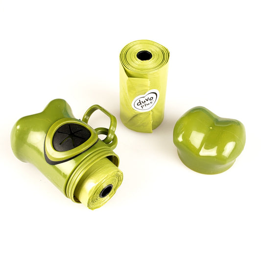 Duvo+ Poo Bag Dispenser Bone Eco 2X20St Green