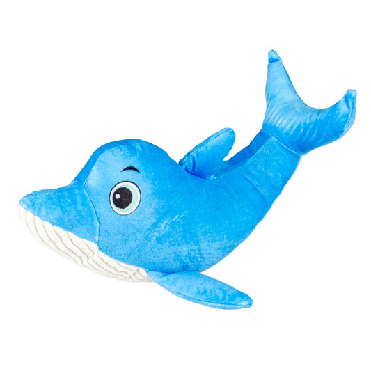 Duvo+ Plush Dolphin Ocean 27X9X8Cm Blue/White