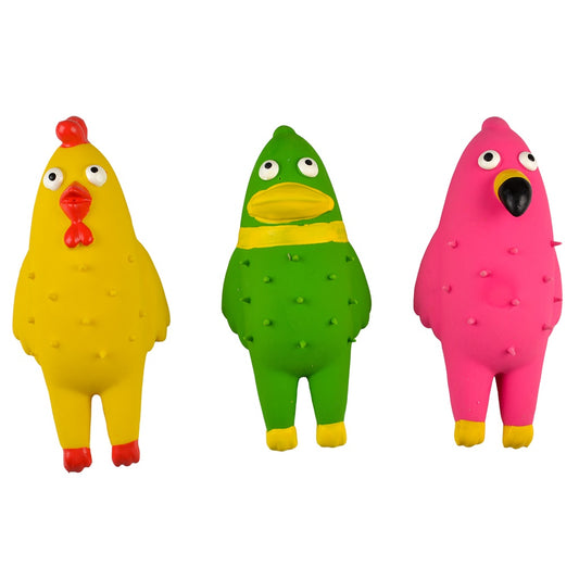 Duvo+ Latex Round Birds 9X11X10Cm - Display Mixed Colors