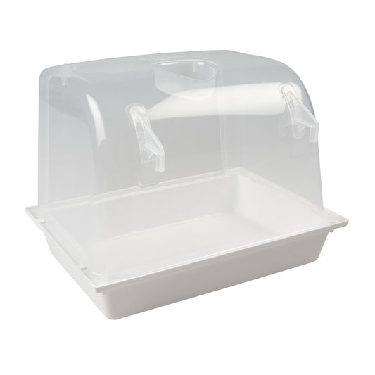 Duvo+ Bathhouse For Birds XL - 24x17x18cm White