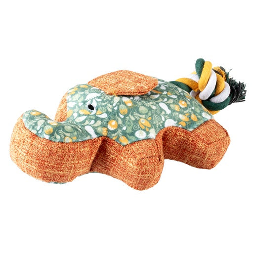 Duvo+ Plush Elephant Retro Green - Dog Toy 24x11x5cm