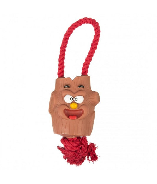 Duvo Vinyl Toy Tree Trunk Red/Purple 30 x 10cm[Dimension - 30 x 10cm]