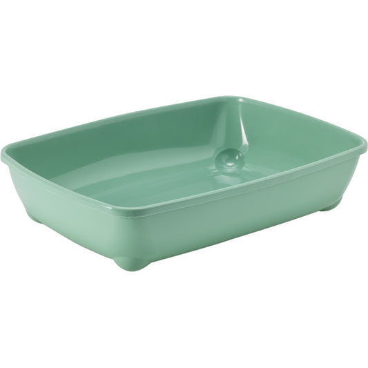Moderna Arist-O-Tray-Cat Litter Tray 42.2 x 30.4 x 9.9 cm-Green