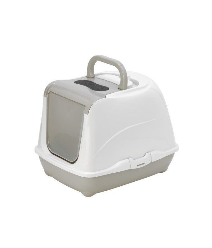 Moderna Flip Cat-Litter Jumbo-57.8 x 43.9 x 41.5 cm- Grey