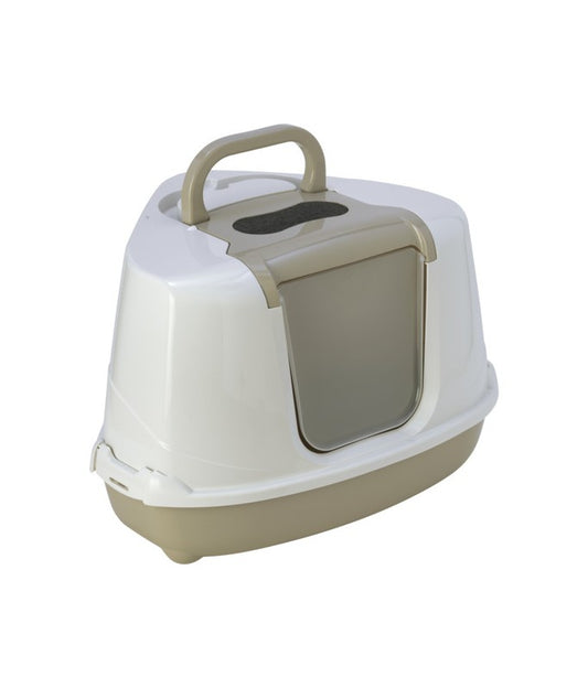 Moderna Flip Corner -Litter Box 56.3 x 44.4 x 36.4 cm-Grey