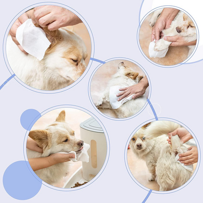 Meow Mates Pet Wipes (80+4pcs) - Unscented