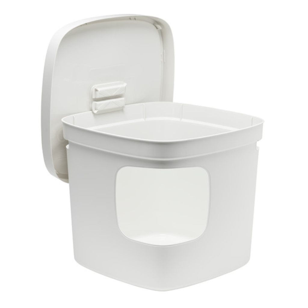 Moderna Cubana Stylish and functional corner-entry cat litter box L 49.5 x W 49.5 x H 43 cm