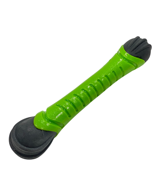 Pado TPR Rubber Dual Color Stick Dog Toy 30.5x5.5x5.2 cm - Green & Black
