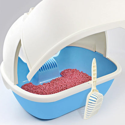 Pado Enclosed Cat Litter Box 50*41*39cm-Pink