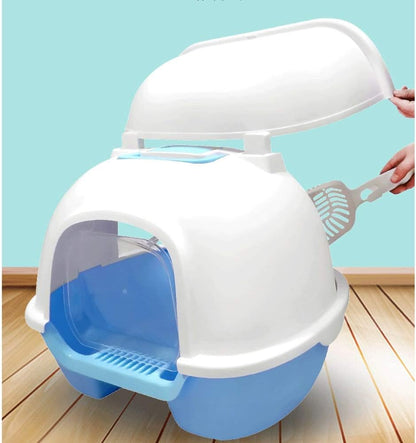 Pado Enclosed Cat Litter Box 50*41*39cm-Pink